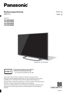 Manuale Panasonic TX-49FXX689 LED televisore