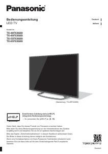 Bedienungsanleitung Panasonic TX-49FXX689 LED fernseher