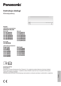 Instrukcja Panasonic CS-E9PKEW Klimatyzator