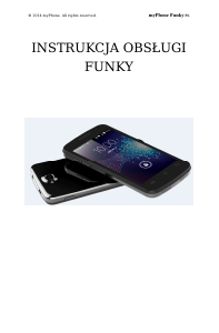 Instrukcja myPhone Funky Telefon komórkowy