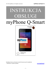 Instrukcja myPhone Q-Smart Telefon komórkowy