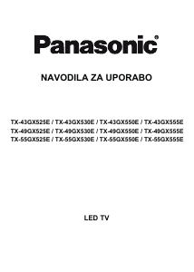 Priročnik Panasonic TX-55GX525E LED-televizor
