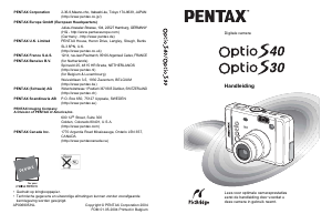 Handleiding Pentax Optio S40 Digitale camera