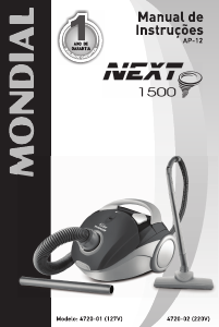 Manual Mondial AP-12 Next 1500 Aspirador