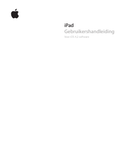 Handleiding Apple iPad (iOS 4.2) Tablet