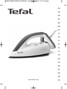 كتيب Tefal FS4020T1 مكواة