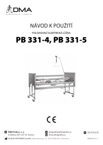 Manuál DMA PB 331-5 Nemocniční lůžko