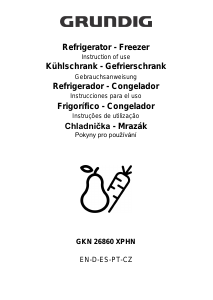 Manual Grundig GKN 26860 XPHN Fridge-Freezer