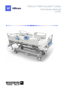 Instrukcja Hillrom LI900B4 Łóżko szpitalne