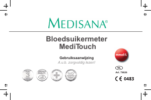 Handleiding Medisana MediTouch Bloedglucosemeter