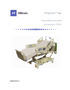Használati útmutató Hillrom P7500 Kórházi ágy