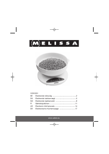 Manual Melissa 16310051 Kitchen Scale