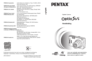Handleiding Pentax Optio SVi Digitale camera