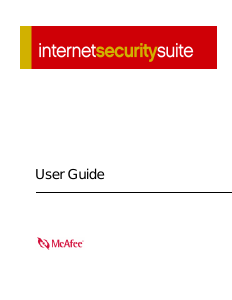 Handleiding McAfee Internet Security Suite 2006