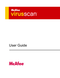 Handleiding McAfee VirusScan 2006