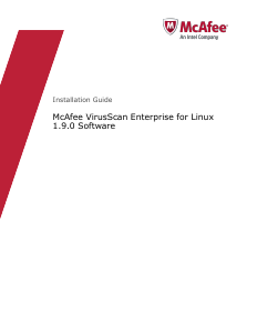 Handleiding McAfee VirusScan Enterprise for Linux 1.9.0