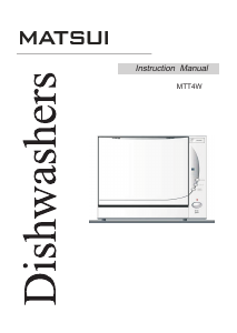 Manual Matsui MTT4W Dishwasher