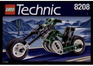 Bedienungsanleitung Lego set 8208 Technic Motorrad