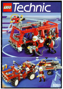 Handleiding Lego set 8280 Technic Brandweerwagen