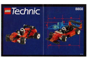 Manual de uso Lego set 8808 Technic Coche de F1