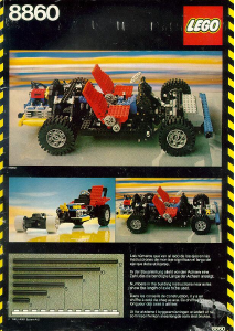 Manuale Lego set 8860 Technic Telaio dell'automobile