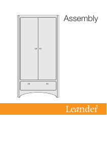 Bruksanvisning Leander (185x94x55) Garderob