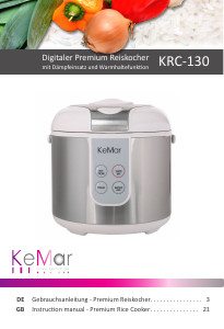 Manual KeMar KRC-130 Rice Cooker