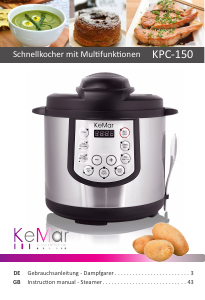 Manual KeMar KPC-150 Pressure Cooker
