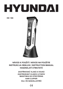 Manual Hyundai HC 103 Hair Clipper