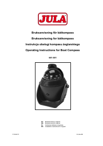 Handleiding Jula 651-001 Bootkompas