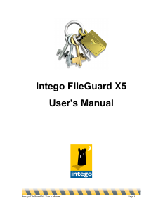 Handleiding Intego FileGuard X5