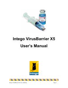 Handleiding Intego VirusBarrier X5