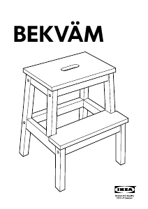 Priročnik IKEA BEKVAM Stolček