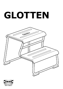 Kasutusjuhend IKEA GLOTTEN Taburet