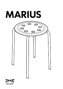 Kasutusjuhend IKEA MARIUS Taburet