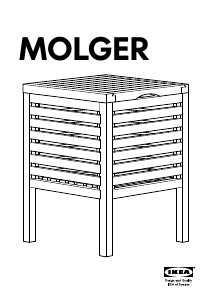 Mode d’emploi IKEA MOLGER Tabouret