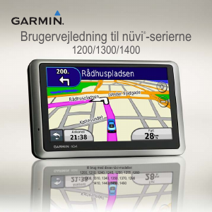 Brugsanvisning Garmin nuvi 1240 Bilnavigation