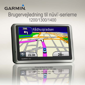 Brugsanvisning Garmin nuvi 1440 Bilnavigation