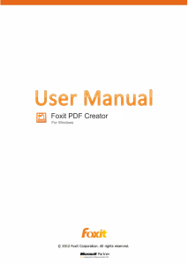 Manual Foxit PDF Creator 3.0