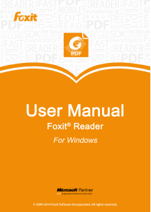 Manual Foxit Reader 7.0