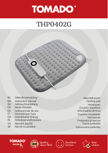 Manual de uso Tomado THP0402G Almohadilla térmica
