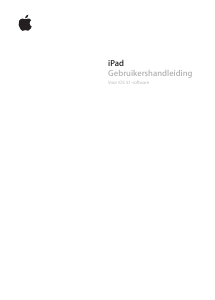 Handleiding Apple iPad (iOS 5.1) Tablet