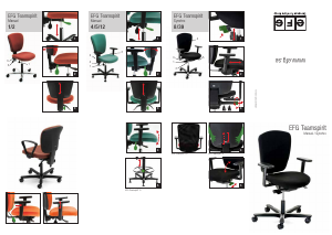 Manual EFG Teamspirit Cadeira de escritório
