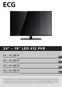 Manual ECG 19 LED 612 PVR LED Television