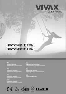 Priročnik Vivax TV-32S61T2S2SM LED-televizor