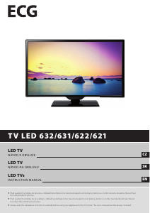 Návod ECG TV LED 621 LED televízor