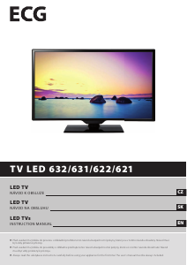 Manuál ECG TV LED 631 LED televize