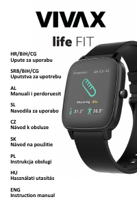 Manual Vivax Life Fit Smart Watch