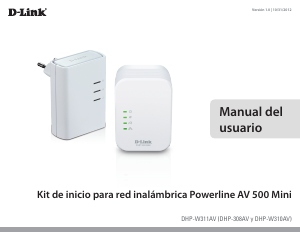 Manual de uso D-Link DHP-W311AV Adaptador de powerline