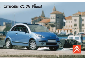 Mode d’emploi Citroën C3 Pluriel (2004)